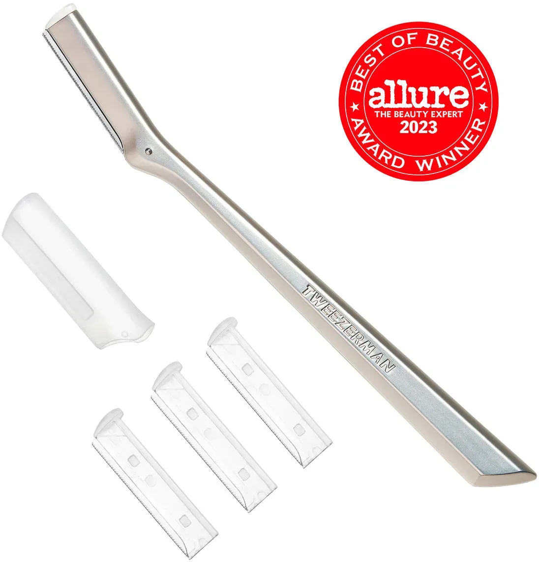 TWEEZERMAN Facial Razor Silver