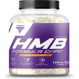 Trec Nutrition HMB Formula 1er pack x 120 Kapseln - CaHMB - Beta-Hydroxy-Beta-Methylbutyrat-Calcium - Megadosis - Ergänzung für Kraftsportler
