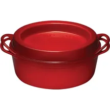 Le Creuset Doufeu Bräter 32 cm oval kirschrot