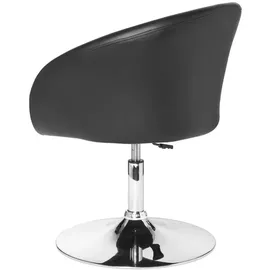 KADIMA DESIGN Design Relaxsessel SPM2.157 Loungesessel Kunstleder Cocktailsessel schwarz, | Gr.: onesize