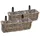 Spetebo Balkonkasten 44 x 17 cm Natur Komplettset