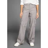 KangaROOS Cargohose Wide-Leg grau 34