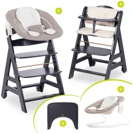 hauck Beta Plus Dark Grey 5-tlg. Newborn Set - Beige