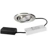 Brumberg LED-Einbaustrahler 6 W rund schwenkbar edelst