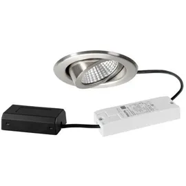 Brumberg LED-Einbaustrahler 6 W rund schwenkbar edelst