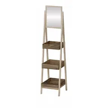 JV Möbel Elegantes Holzregal 25 x 147 x 30 cm Beige
