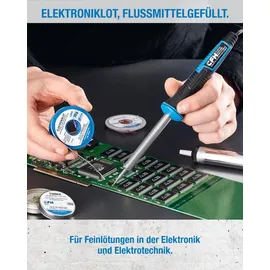CFH Elektroniklot bleifrei 70g flussmittelgefüllt Lötbedarf Lötzubehör Löten Lot