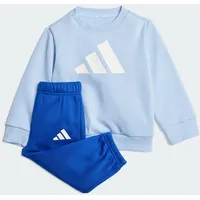 Adidas Essentials Joggers Set Glow Blue / White 74