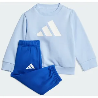 Adidas Essentials Joggers Set Glow Blue / White 74