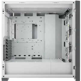 Corsair iCUE 5000X RGB TG (ATX, mATX, Mini-ITX, E-ATX), PC Gehäuse, Weiss