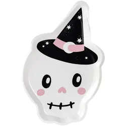 Partyset Skelett Halloween Teller Becher Servietten 68 tlg.