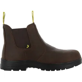 Safety Jogger Jackman S3 rutschfeste Sicherheitsstiefel, Braun, 47