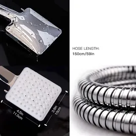 Newentor Duschkopf Handdusche, Outdoor-Dusche - Silber