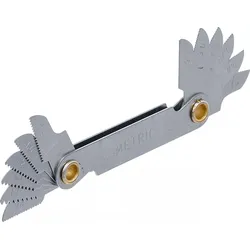 BGS 71039-12 Gewindelehre Gewindeschablone metrisch 12 Blatt Steigung 0.5 - 1.75mm