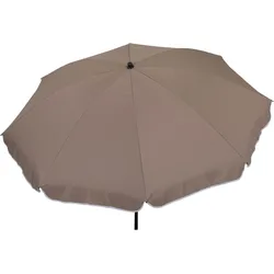 acamp solaris Sonnenschirm 180cm mocca- rund