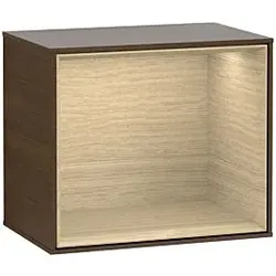 Villeroy und Boch Finion Regalmodul F590PCGN 41,8x35,6x27cm, Ladestation, Regal Oak Veneer, Walnut veneer
