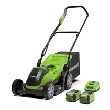 Greenworks G40LM35K2X inkl. 2 x 2,0 Ah