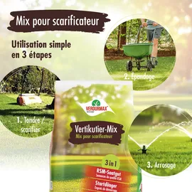 verdurmax® 1x 4 kg VERDURMAX® Vertikutier-Mix 3in1