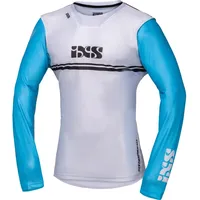 IXS Trigger 4.0, Trikot - Hellgrau/Türkis - M