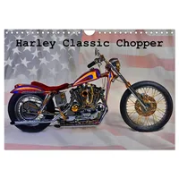 Calvendo Harley Classic Chopper (Wandkalender 2026 DIN A4 quer),