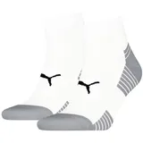 stichd b.v. PUMA UNISEX Sportsocken Kurzsocken CUSHIONED 2er Pack - weiß - 35|36|37|38