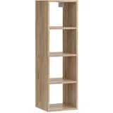 Vicco Wandregal Wido 30 x 100 cm mit 4 offene Ablagen