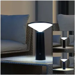 LED Tischleuchte, schwenkbar, CCT Schaltung, dimmbar H 21 cm