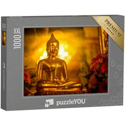 puzzleYOU Puzzle Ein Buddha, 1000 Puzzleteile, puzzleYOU-Kollektionen Buddha, Menschen