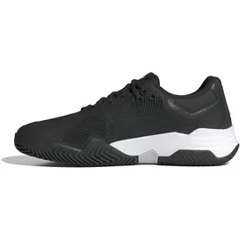 adidas Solematch Control 2 Tennis Shoes, Core Black/Cloud White/Silver Metallic, 48 2/3 EU