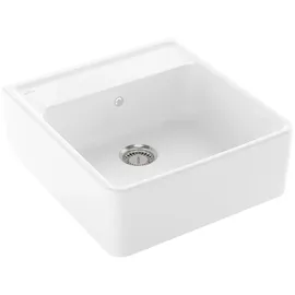 Villeroy & Boch Spülstein Einzelbecken weiß alpin + Handbetätigung