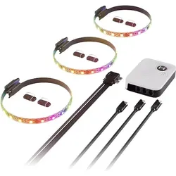 Hyte Ls10 RGB Light Strips Blk 3pk + Np (Blau, Grün, Rot), Modding Beleuchtung
