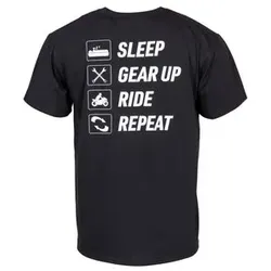Louis Sleep, Gear Up, Ride, Repeat Kurzarmshirt schwarz, XXL
