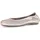 Gabor Ballerina GABOR, Damen, Gr. 38,5, gold (goldfarben), Glattleder, geflochten, metallic, Schuhe Ballerina, Schlupfschuh, Frühlingsschuh, Businessschuh mit tollem Flechtmuster