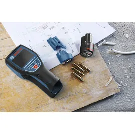 Bosch Professional Ortungsgerät D-tect 120 inkl. 4x Batterie AA + Adapter (0601081303)