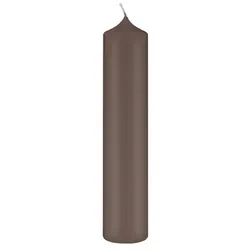 Kopschitz Kerzen Altarkerzen, Kaminkerzen Mocca 250 x Ø 60 mm, 4 Stück, Kerzen mit Dornbohrung in RAL Kerzengüte Qualität