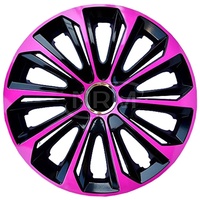 NRM Radzierblende EXTRA Strong schwarz/pink 14 Zoll 4er Set