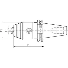 WTE Kurzbohrfutter DIN69871 ADB R/L 0,5-13 SK50
