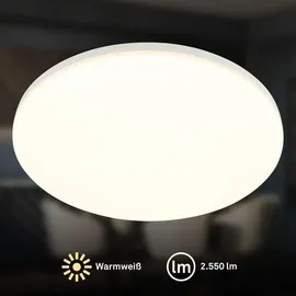 B.K.Licht LED Deckenlampe 24W rund weiß