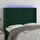 vidaXL LED Kopfteil Dunkelgrün 147x16x118/128 cm Samt