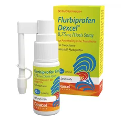 Flurbiprofen Dexcel 8,75 Mg/dos.spray Mundhöhle