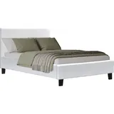 Habitat et Jardin Kinderbett Lina 90 x 190 cm Holz massiv weiß