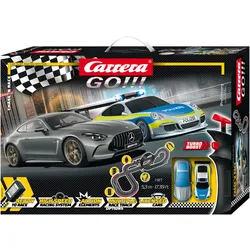 Autorennbahn CARRERA "Carrera GO, Chase n Race", bunt, Autorennbahnen, Kinder, mit Lichteffekten