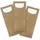 itenga 24x Bestecktasche aus Papier Kraftkarton Einweg mit Serviette