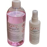 GS-Nails 100ml + 500ml GS-Nails Isopropanol 70% ISO Rosa kosmetisch Sprühflasche