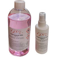GS-Nails 100ml + 500ml GS-Nails Isopropanol 70% ISO Rosa kosmetisch Sprühflasche