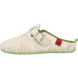 Andres Machado Clogs & Hausschuhe in Übergrößen Weiß Val White Green/ Herren große Herrenschuhe, Größe:47 - Weiß - 47