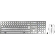 Cherry DW 9100 Slim weiß/silber, USB/Bluetooth, CH (JD-9100CH-1)