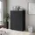 Home Affaire PC-Schrank HOME AFFAIRE "Vera, Sekretär, Home-Office-Schreibtisch mit LED-Beleuchtung", schwarz (graphite schwarz matt), B:90cm H:125,1cm T:42cm, Sekretäre, Multifunktional mit Stauraum, klappbare Tischfläche, LED, B 90 cm