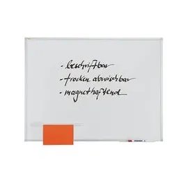 Franken Whiteboard 90 x 60 cm Silber/Weiß