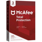 McAfee Total Protection Jahreslizenz, 3 Lizenzen Windows, Mac, Android, iOS Antivirus